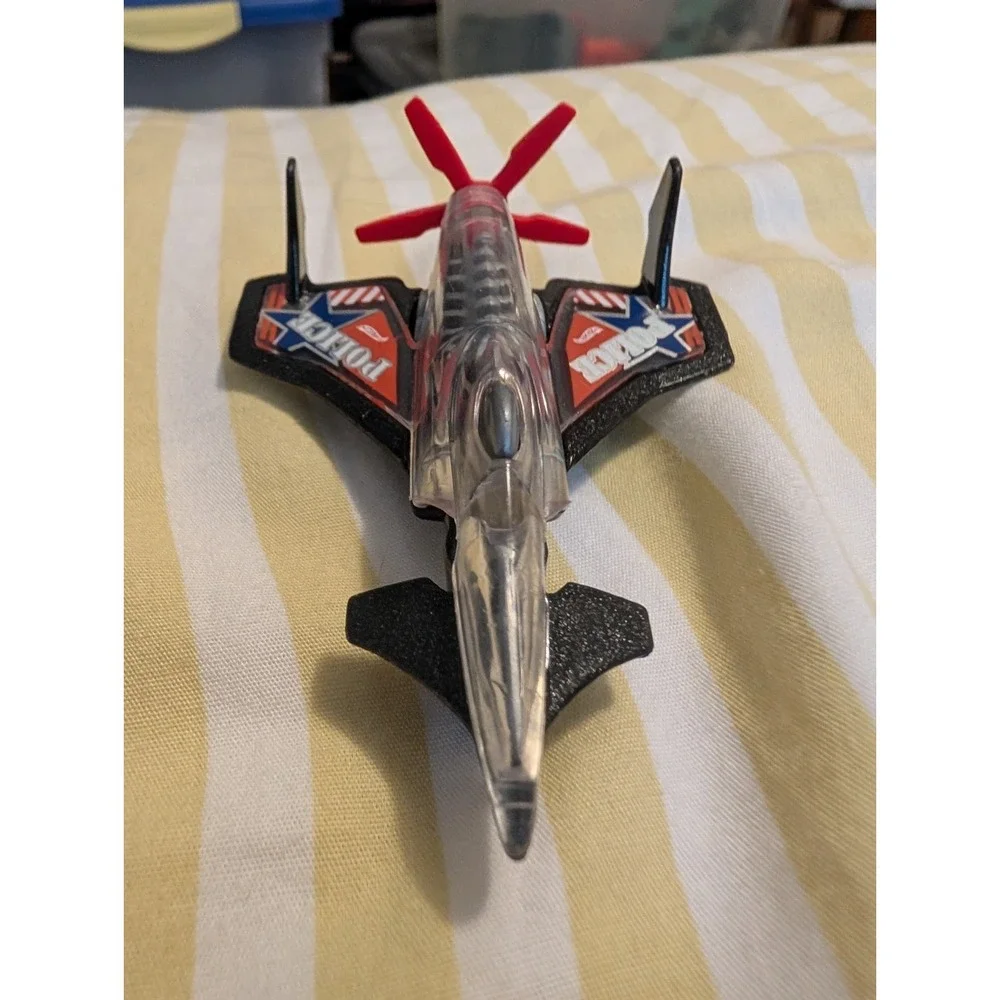 HOT WHEELS POISON ARROW BLACK & CLEAR 3 1/8